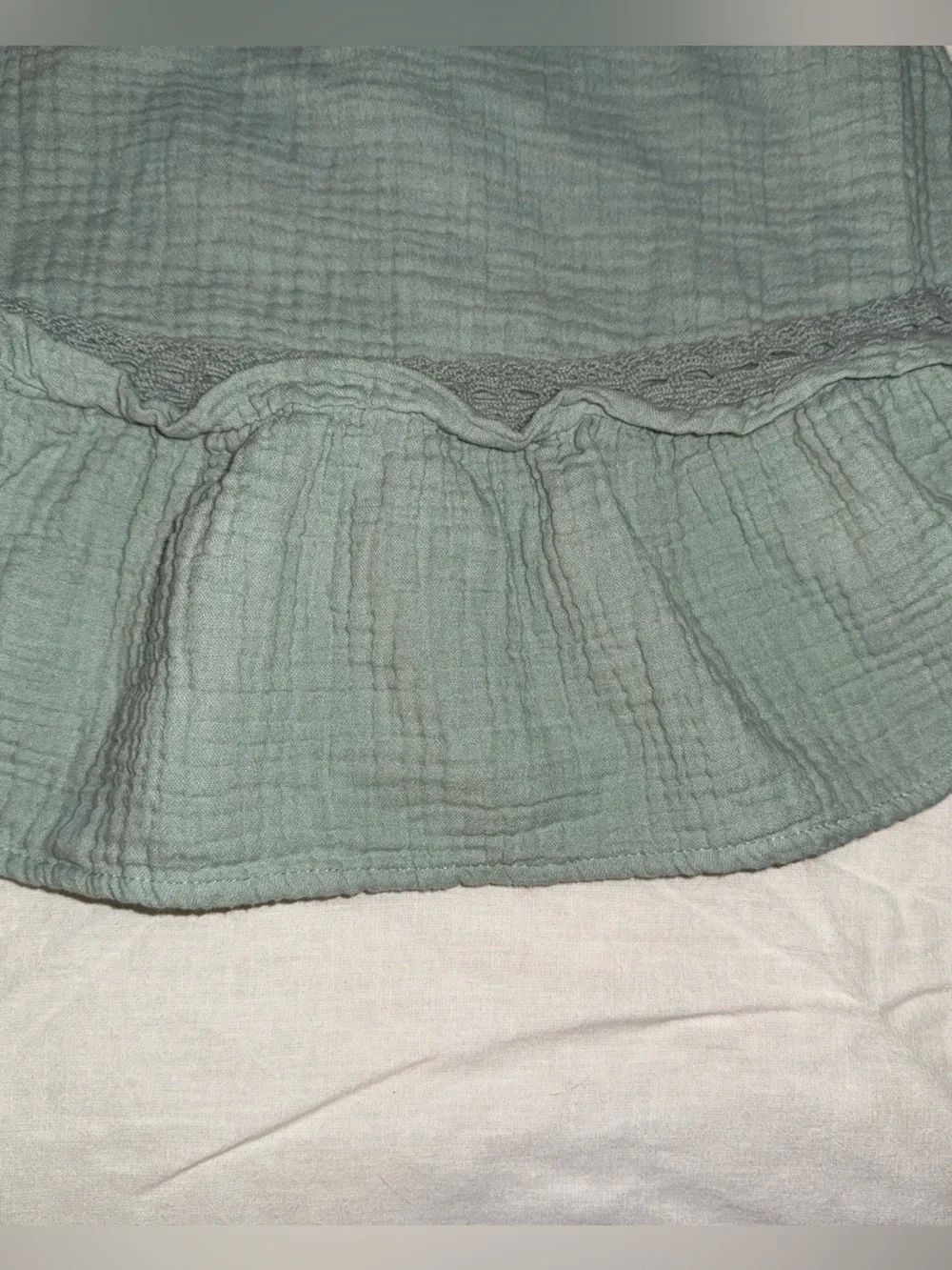 Carter's Little Planet Organic Mint Green Muslin Dress 24Months